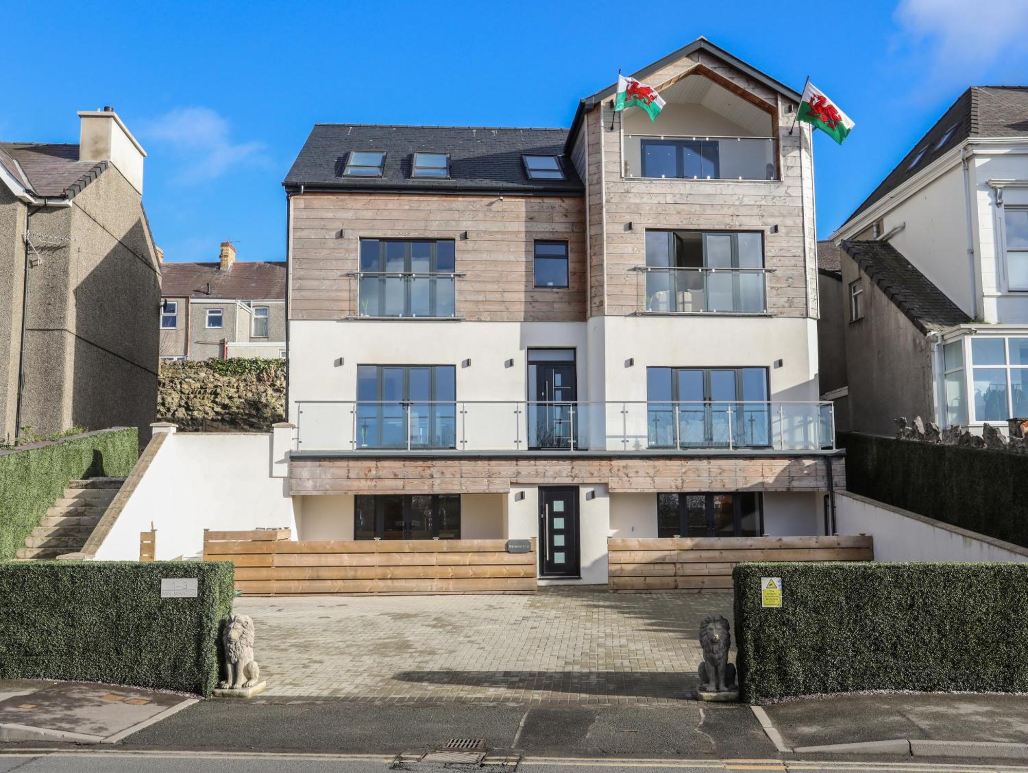 Ferienwohnung Bryn Min Manton Penthouse Caernarfon Exterior foto